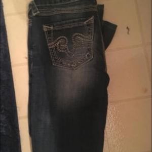 Express jeans size 2 shortened to size 2s.